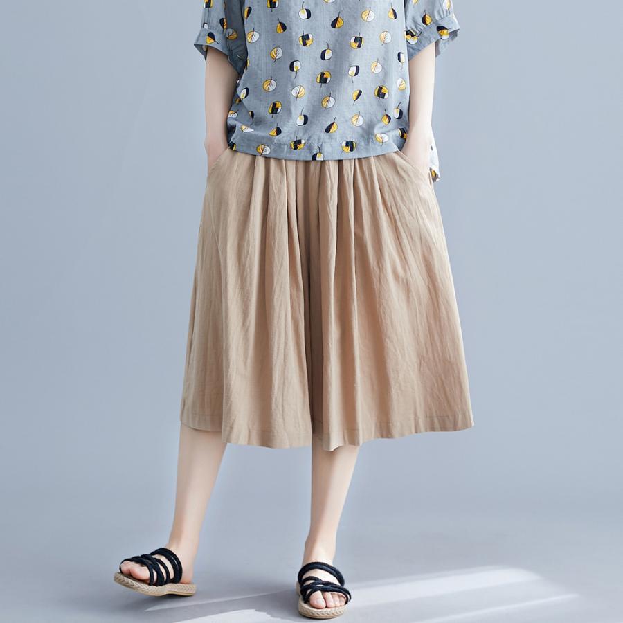 ☆ベージュ☆ワイドパンツ nawp8183 キュロット レディース キュロットパンツ キュロットスカート ガウチョパンツ スカーチョ パンツ