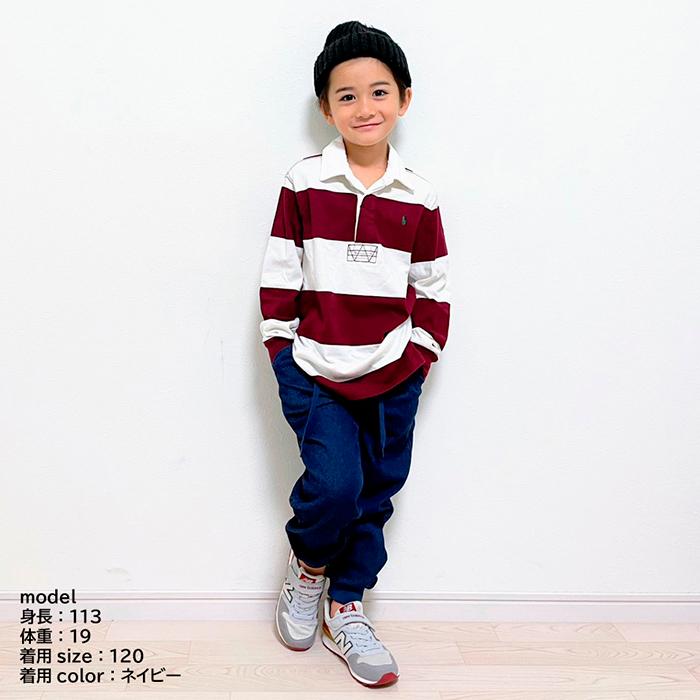 ☆ ブルー ☆ 120cm ☆ Njeans エヌジーンズ 81009 ストレッチ デニム ジョガーパンツ パンツ キッズ 子供服 ジョガーパンツ ズボン｜lucky13｜06