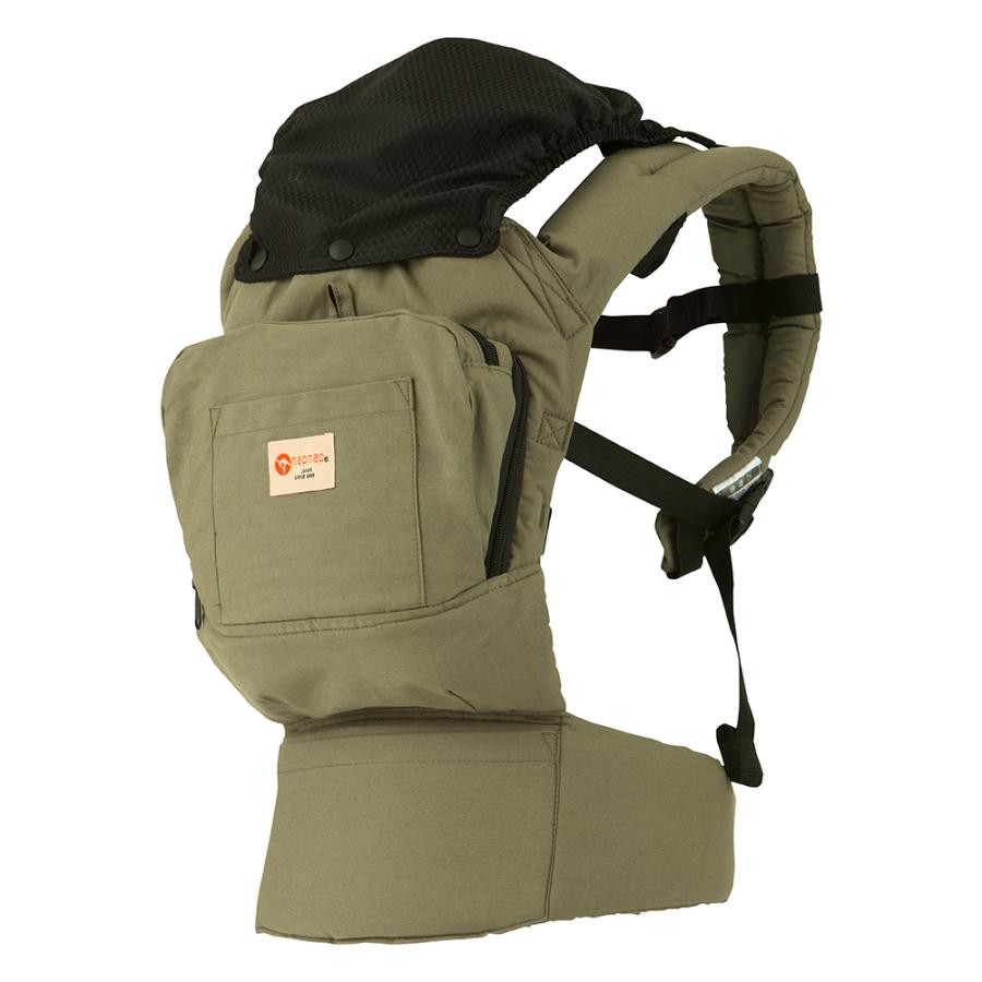 napnap 抱っこひも ベビーキャリーベーシック カーキオリーブ ☆ カーキオリーブ 抱っこ紐 通販 napnap ナップナップ BASIC