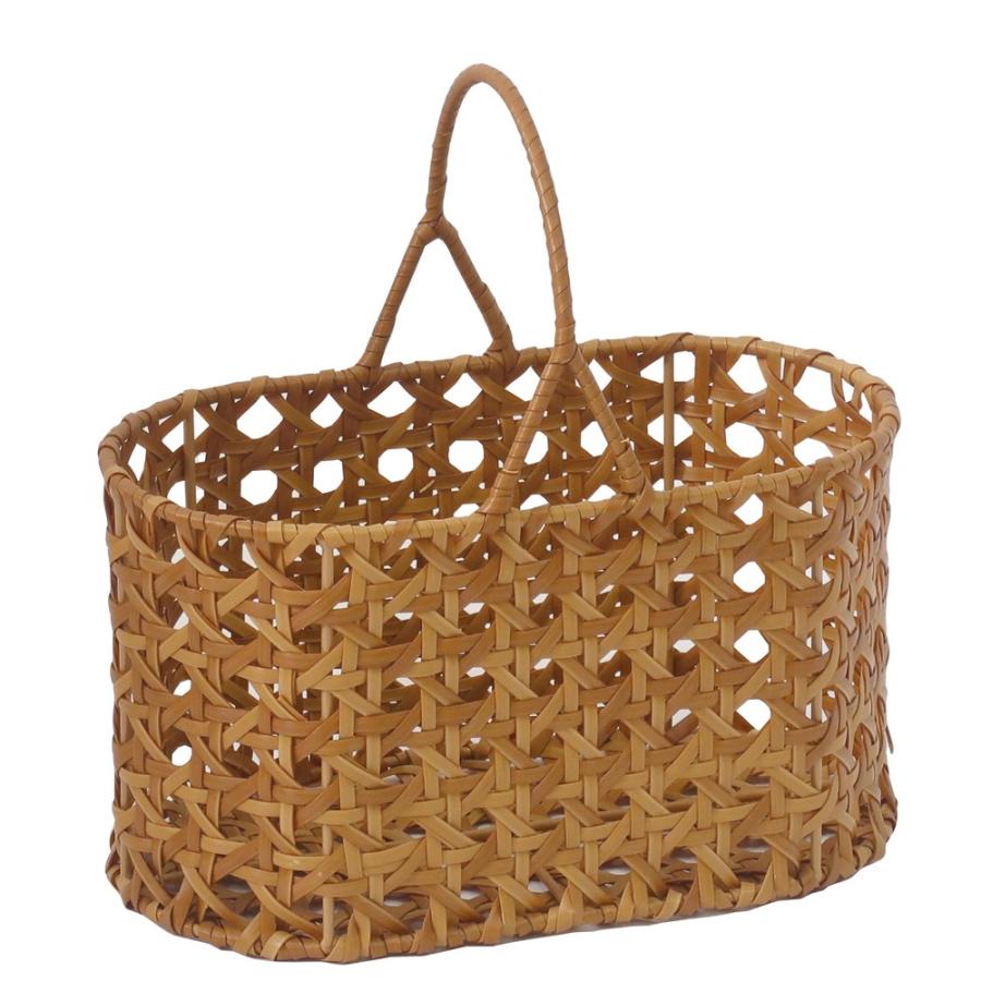 ☆ ブラウン ☆ UTILE Octa ユティルオクタ オーバルワンハンドルバスケット ユティルオクタ バスケット カゴ UTILE Octa | ブランド登録なし