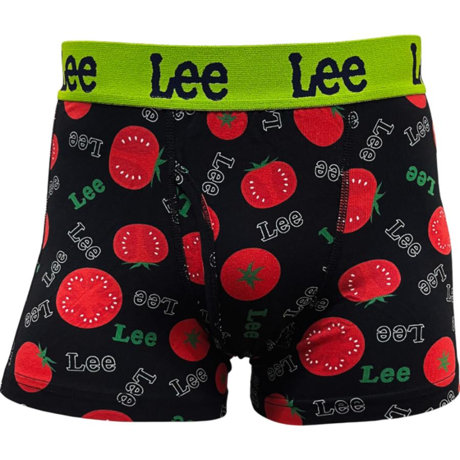 わーとに　 MOLLY ブラック ボクサーパンツ M ☆ トマト柄ブラック Mサイズ Lee ボクサーブリーフ lee ボクサー