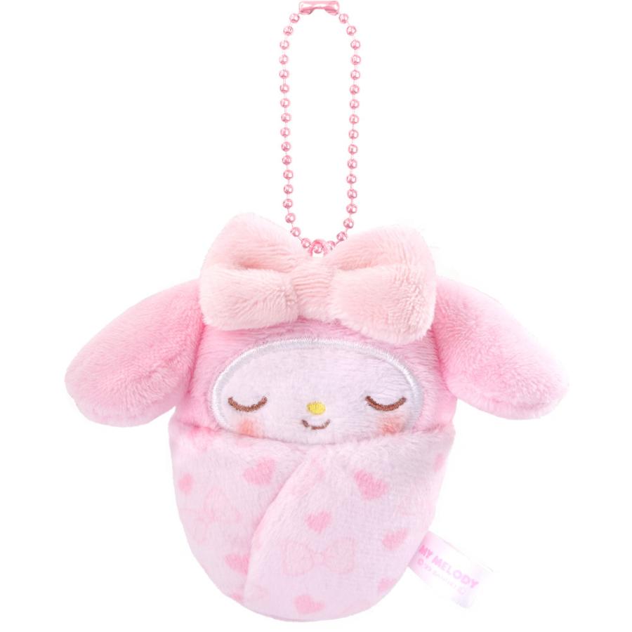 【中古】サンリオ　マイメロディ　おくるみぬいぐるみ ☆ マイメロディ キャラクター おくるみマスコット マスコット