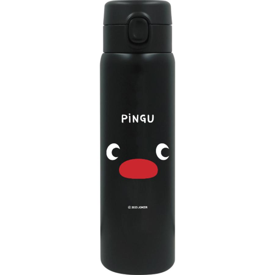 ☆ ピングー キャラクター ステンレスワンプッシュボトル 480ml 水筒