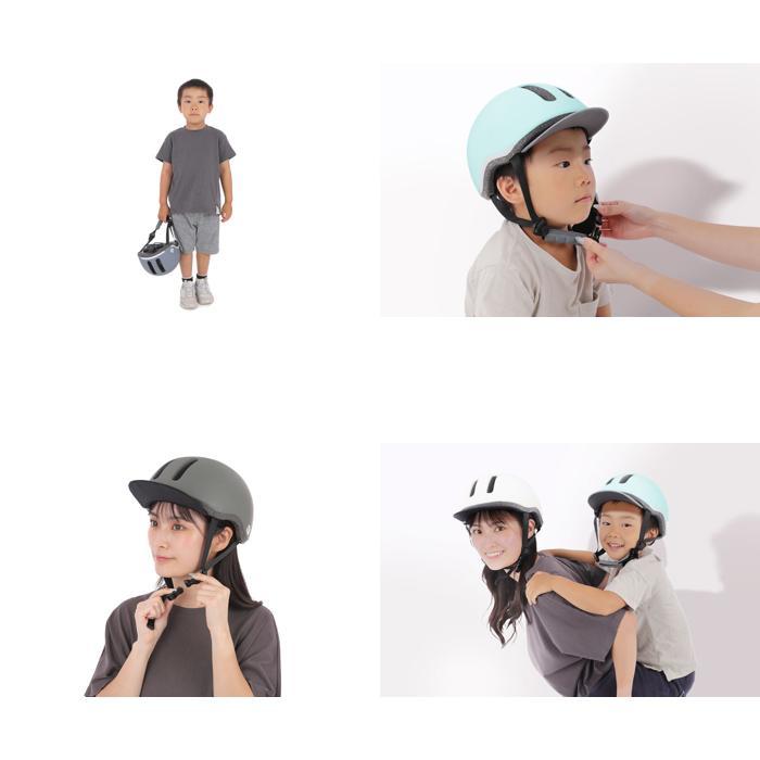 ☆ ミントグリーン 布バイザーヘルメット ミニ CHOICE MINI 子供
