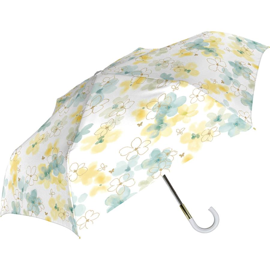 ☆ フローラル/DAISYイエロー Parasol 完全遮光 大きめ 折りたたみ傘