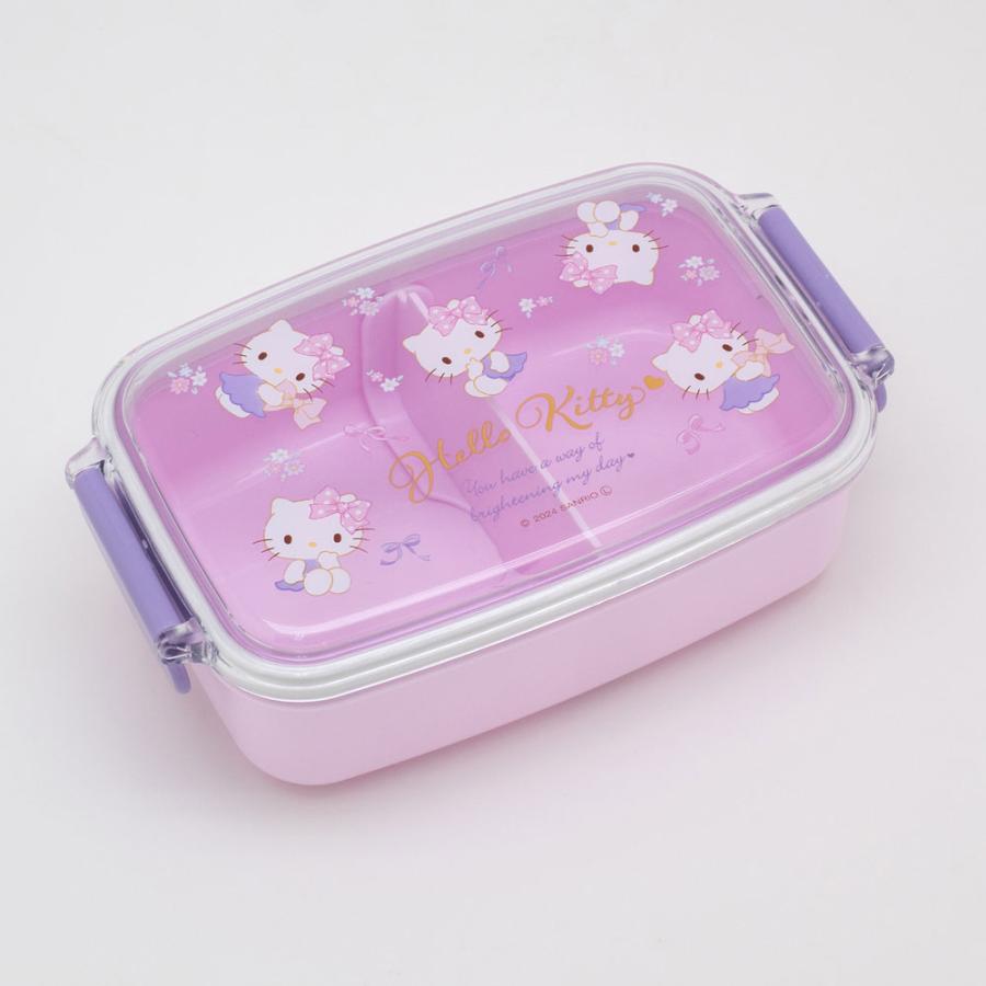 ハローキティ　キティ　お弁当箱　ランチボックス　新品未使用 ☆ ハローキティリボン ランチボックス 500ml お弁当箱 一段 弁当箱