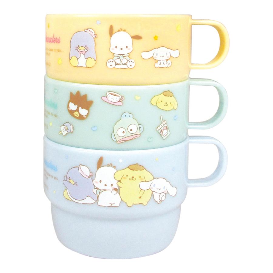 ☆ サンリオ/ボーイズ キャラクター プラカップ3Pセット コップ