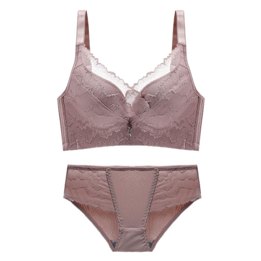 ☆ベージュピンク☆32/70AB☆ブラジャーショーツセット pmybrsho01 ブラジャー ショーツ セット ブラショーツセット フルカップ