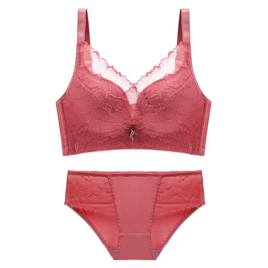 ☆レッド☆34/75AB☆ブラジャーショーツセット pmybrsho01 ブラジャー ショーツ セット ブラショーツセット フルカップ レース