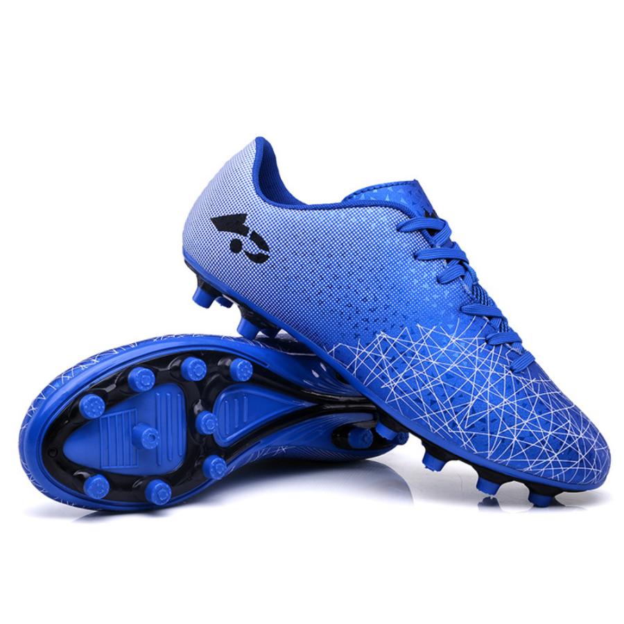 KIDS♡サッカースパイクシューズ♡21cm ☆ ブルー×Bタイプ 33(21.5cm) サッカーシューズ 子供 pmyfootshoes01