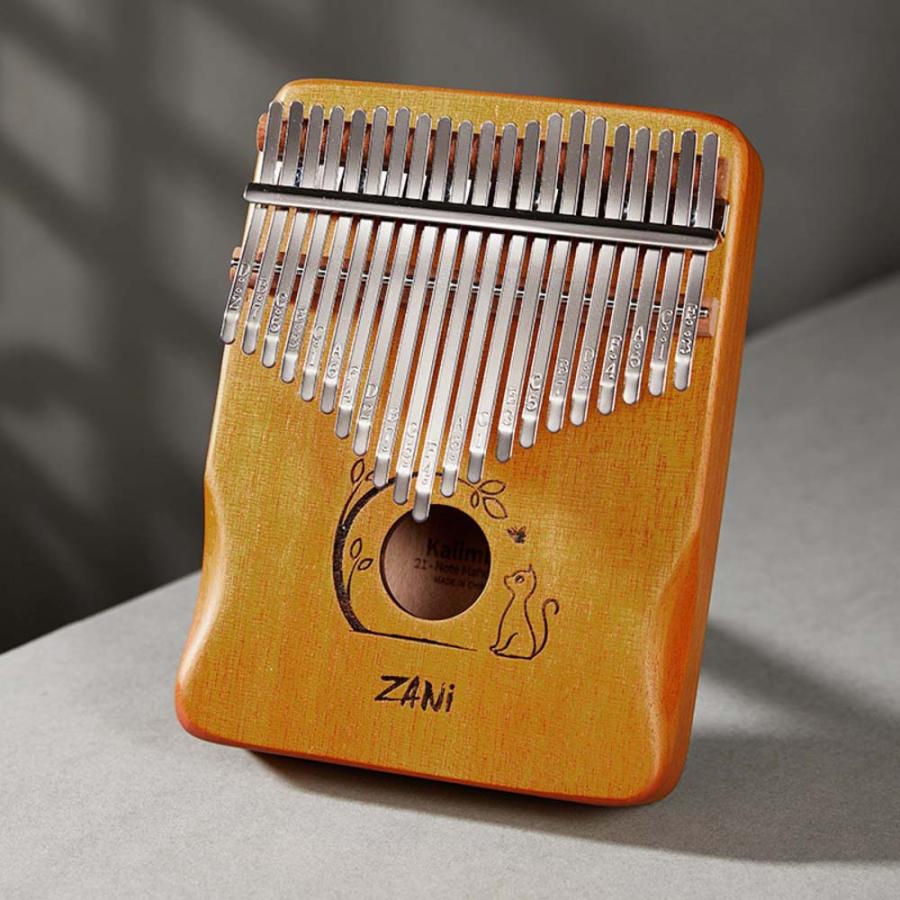 ☆ イエロー ☆ カリンバ 21キー pmyka06 カリンバ 21キー 21音 キッズ おしゃれ 親指ピアノ サムピアノ おやゆびピアノ