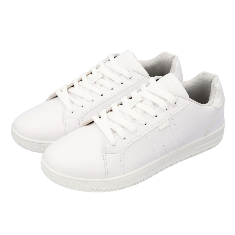 ☆ WHITE 27cm PERSONS メンズスニーカー スニーカー メンズ 白黒 軽量 