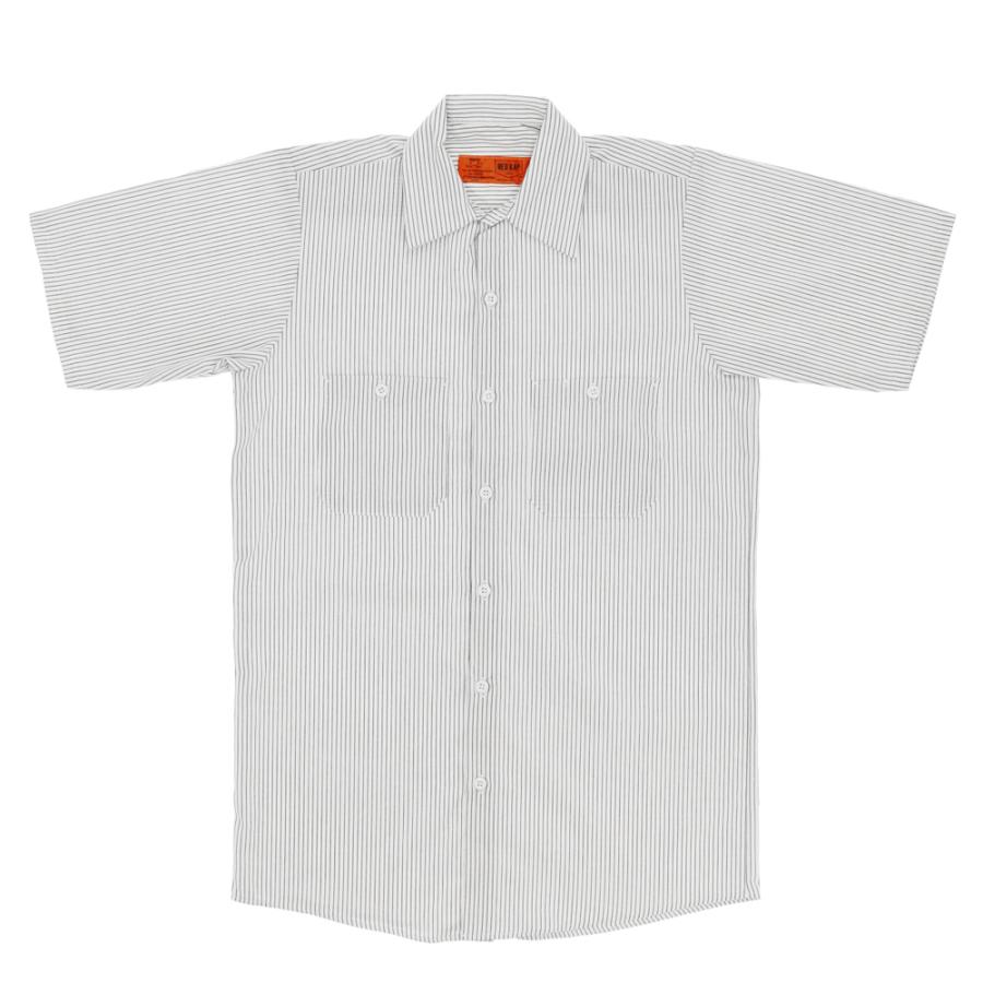 ☆CW.Strp.CHxWH☆サイズS ワークシャツ メンズ red kap シャツ sp20 ブランド レッドキャップ 半袖 襟付き ショートスリーブ カ