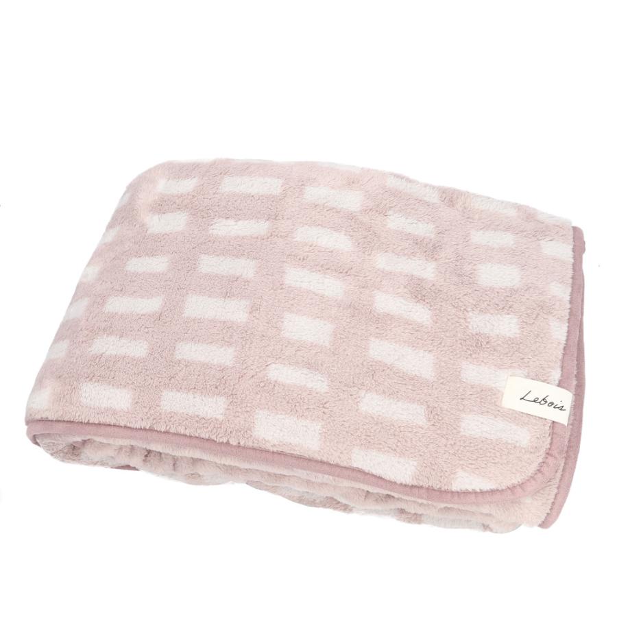 ☆ レクタングルグレー ☆ Lebois ルボア ブランケット Lサイズ ブランケット 大判 200 × 150cm 毛布 おしゃれ 暖かい 軽量 秋冬 冬 | 