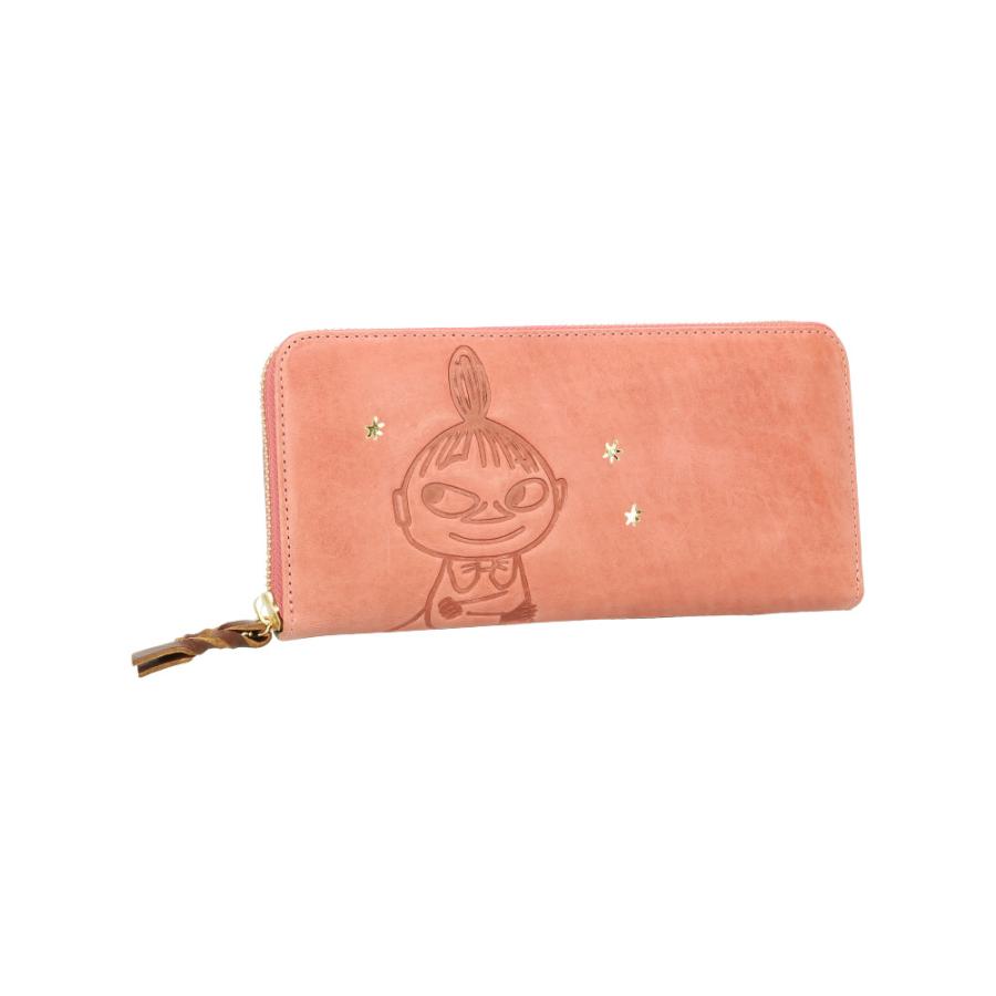 ☆ リトルミイPINK MOOMIN ムーミン 長財布 財布 革 長サイフ なが財布