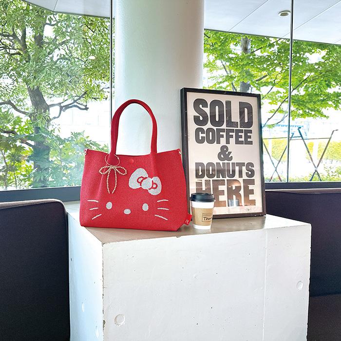 ☆ Black ルートート ROOTOTE 8462 IP.テ゛リ.ルフル.ハローキティ-B