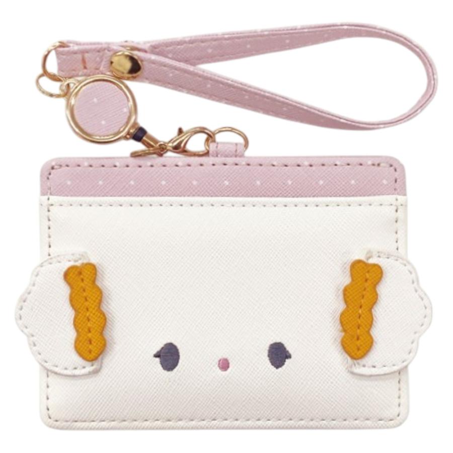 こぎみゅん ミニポーチ リール付き サンリオ ☆ こぎみゅん キャラクター リール付パスケース パスケース リール