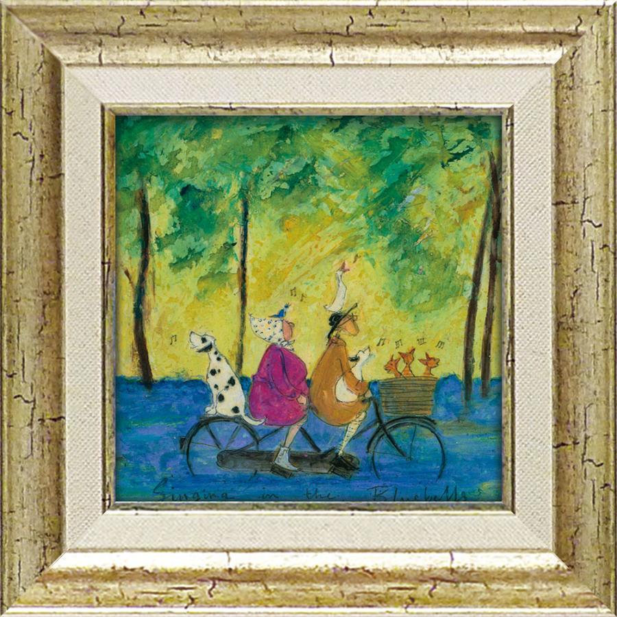☆ ブルーベルズで合唱 SamToft サムトフト アートフレーム 壁飾り