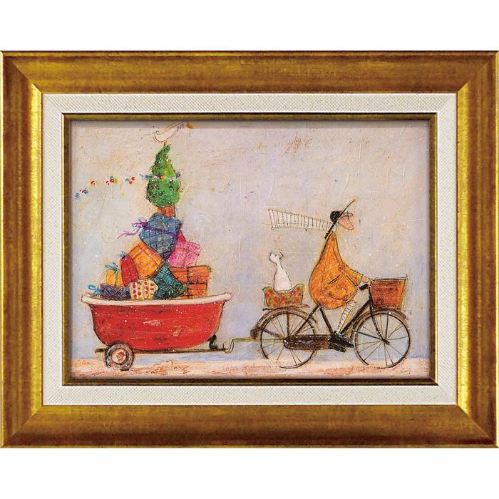 ☆ バスタブいっぱいの元気 SamToft サムトフト アートフレーム 絵画