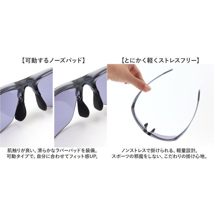 ☆ シルバーミラーxULアイスブルー SWANS Airless-Move ULTRA LENS for