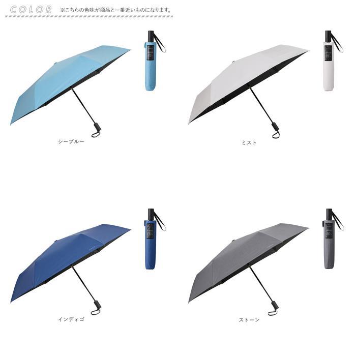 ☆ ミスト mabu マブ ダンガリー オート 折りたたみ傘 晴雨兼用 傘