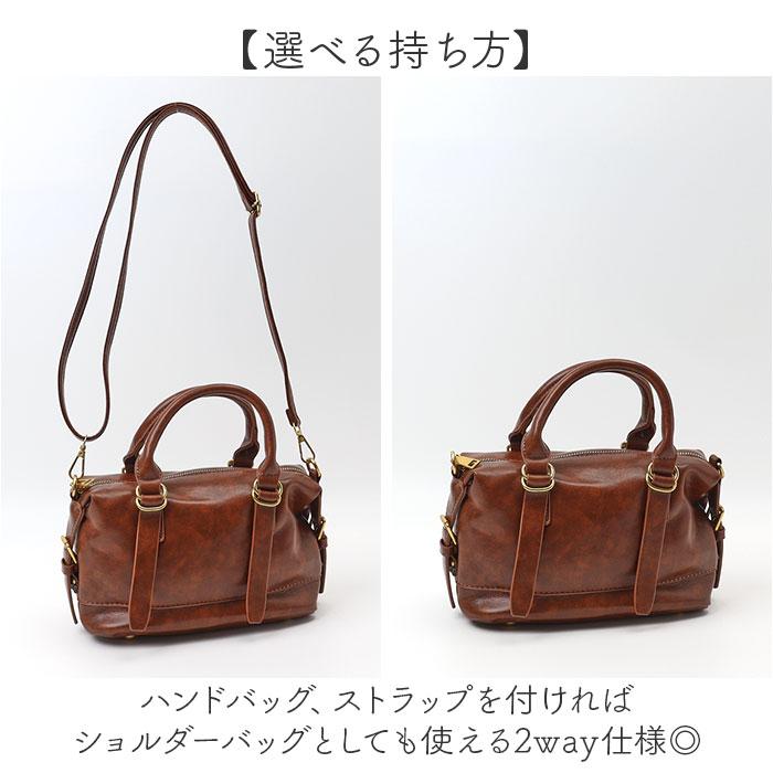 ☆ ブラウン ハンドバッグ ショルダーバッグ 軽量 レディース 大容量