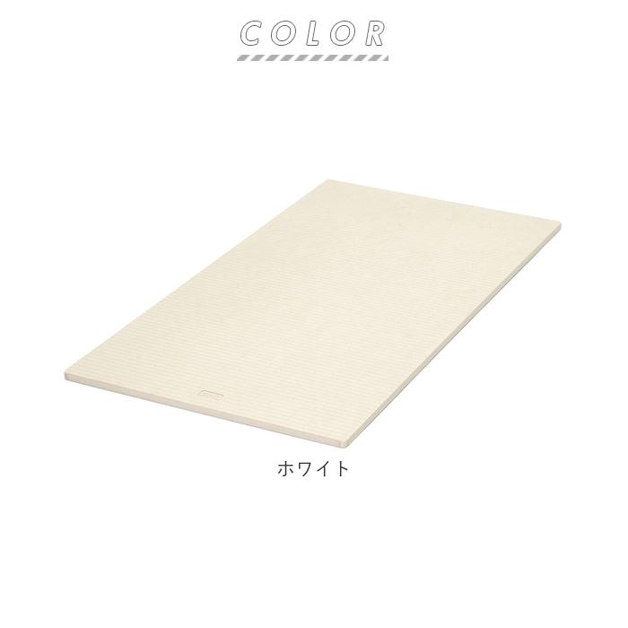 ☆ ホワイト 珪藻土 キッチン マット 通販 水切りマット ドライングボード Lサイズ soil 吸水 速乾 乾燥 大きめ 大きい グラススタンド 引の画像