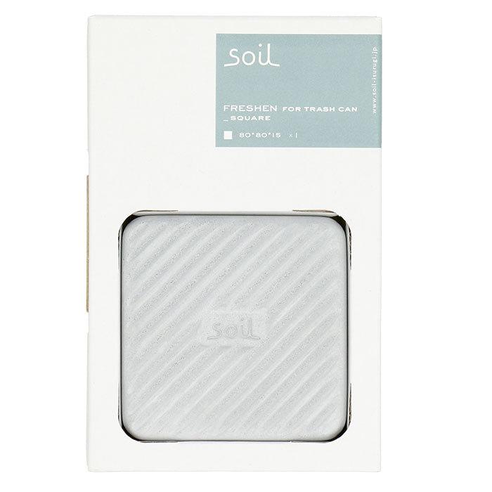 ☆ CIRCLE 珪藻土 soil 通販 生ゴミ ゴミ箱 消臭  炭 リサイクルアッシュ 約W8×D8×H1.5cm ソイル SOIL soil Soil FRESHEN for trashcan | ブランド登録なし | 06