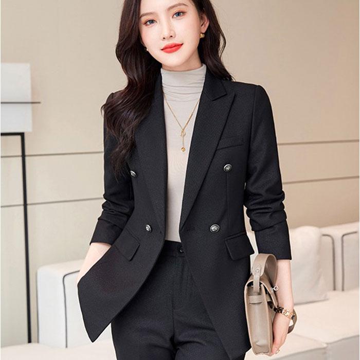 ☆ ブラック S ビジネススーツ セットアップスーツ レディース