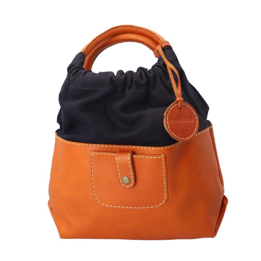 ☆ ネイビー ☆ zucchero ズッケロ 49659 カウレザー×キャンバス  