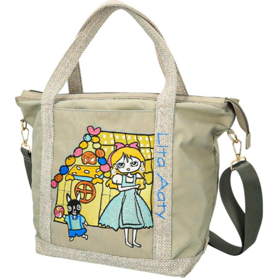 りーちゃんペタンコトートバッグ×2 ☆ GY Lyre リタちゃん ナイロントートバッグ バッグ 83082 トート