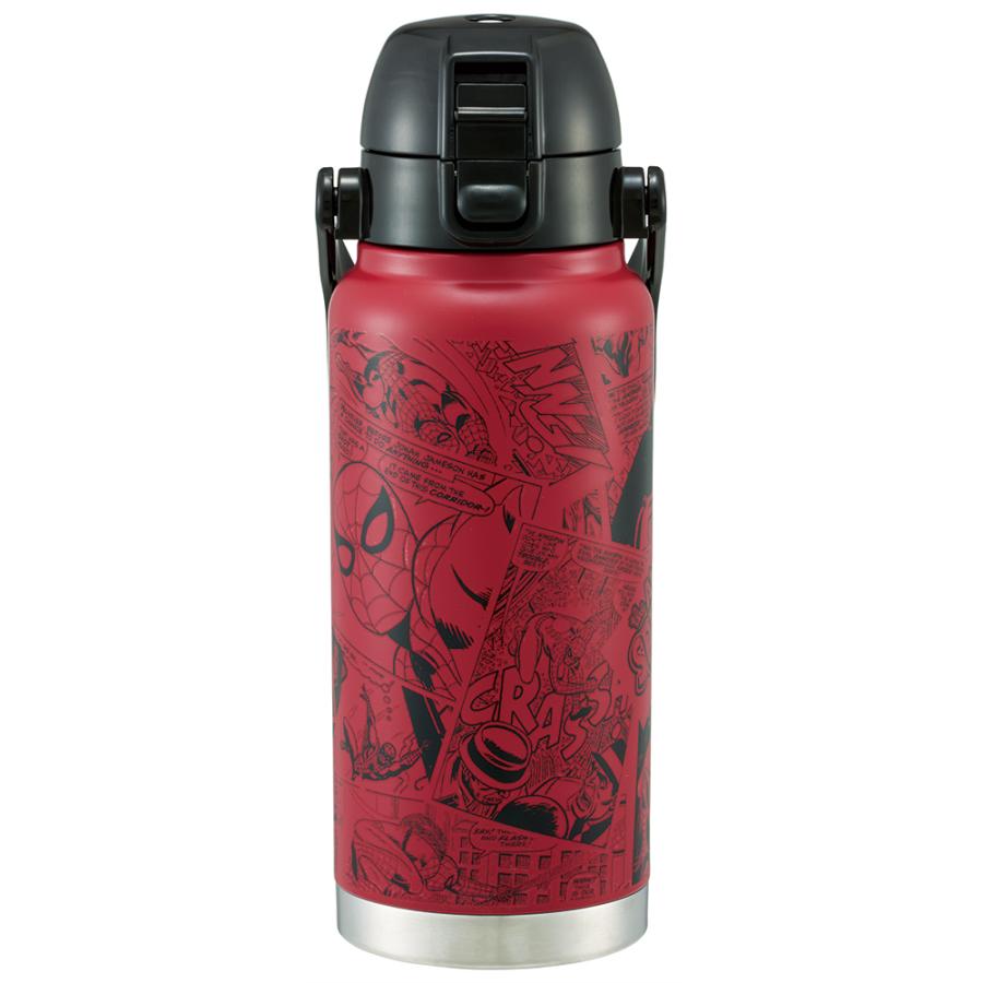 ☆ スパイダーマン ☆ キャラクター ハンドル付ダイレクトボトル 800ml スケーター 水筒 キャラクター std8h ハンドル付 ダイレクトボトル | 