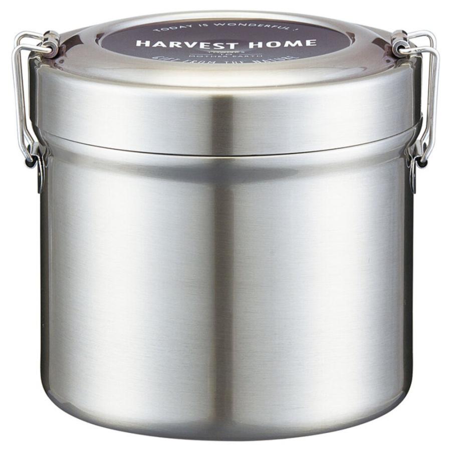 ☆ ベーシック ☆ 抗菌真空ステンレスランチボックス 1050ml 保温弁当箱 1000 050ml 保温弁当 二段 お弁当箱保温 ランチジャー | 