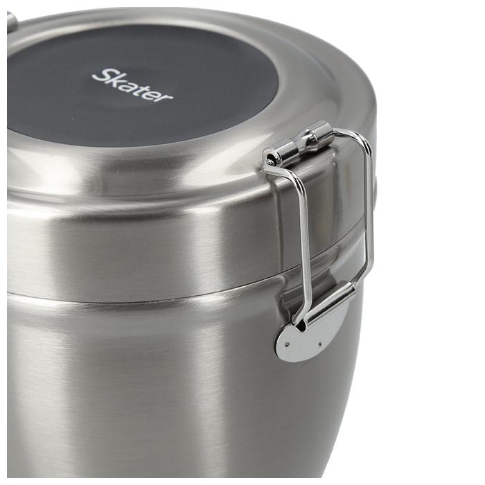 ☆ ベーシック 弁当箱 保温 保冷 丼 通販 スケーター 570ml ランチジャー 2段 二段 ランチボックス お弁当箱 おしゃれ シンプル 無地 SKAT | ブランド登録なし | 07