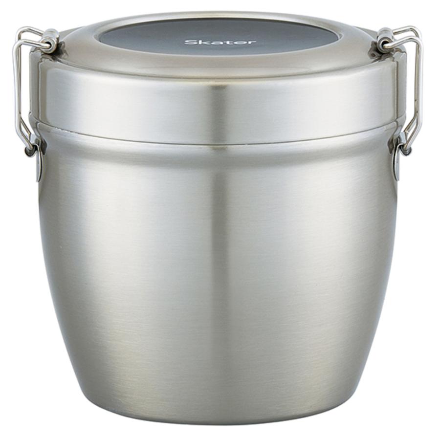 ☆ ベーシック ☆ 抗菌真空ステンレスランチボックス 丼ジャー 800ml 保温弁当 丼 大容量 800ml 弁当箱当 二段 お弁当箱保温 ランチジャー | 