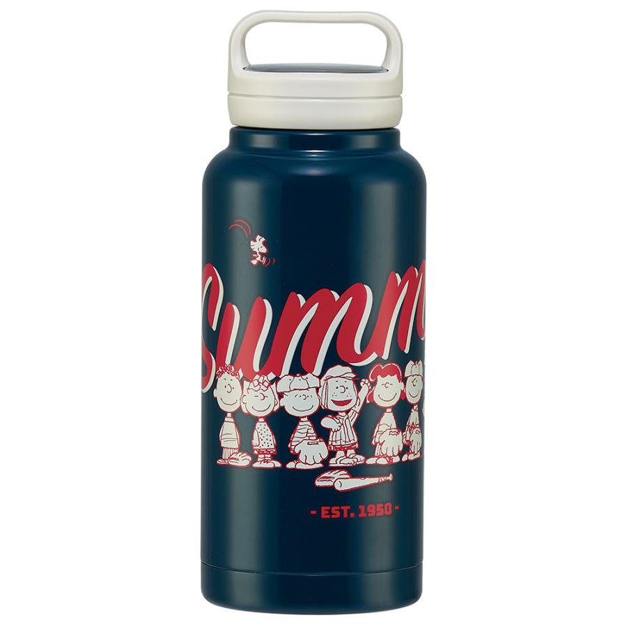 ☆ SNOOPY ☆ スクリューハンドルマグボトル 1000ml STSC10 スケーター 水筒 1リットル ステンレスボトル マグボトル 保温 保冷 大容量 | ブランド登録なし
