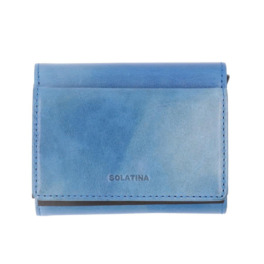 ☆ ブルー 財布 SOLATINA ソラチナメンズショートウォレット ソラチナ  