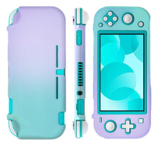 ☆ パープル×グリーン ニンテンドースイッチライト カバー 通販
