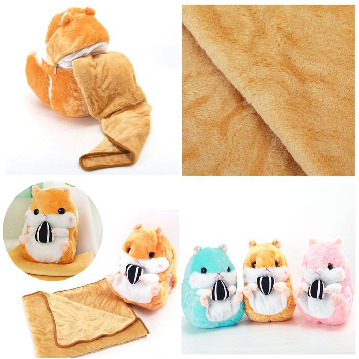 ☆ グレー ひざ掛け かわいい ぬいぐるみ 通販 ブランケット