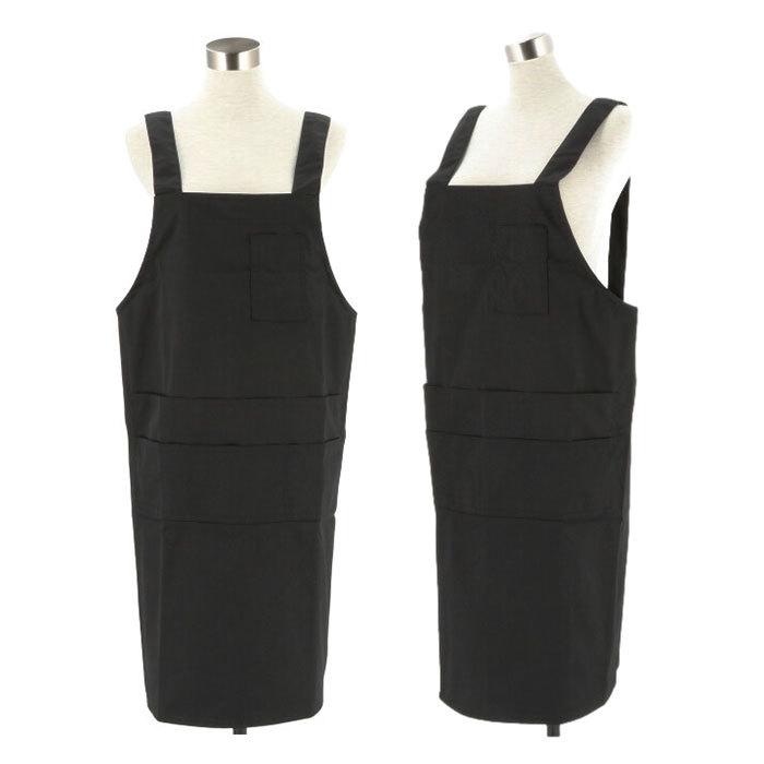 ☆ ネイビー エプロン h型 通販 H型 レギュラー丈 ノーアイロン ポケット たくさん 多い ６つ かぶり T1-3 無地 薄手 洗濯 楽々 らくちん | ブランド登録なし | 04