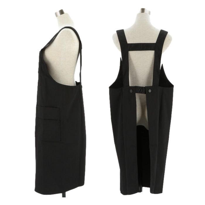 ☆ ネイビー エプロン h型 通販 H型 レギュラー丈 ノーアイロン ポケット たくさん 多い ６つ かぶり T1-3 無地 薄手 洗濯 楽々 らくちん | ブランド登録なし | 05