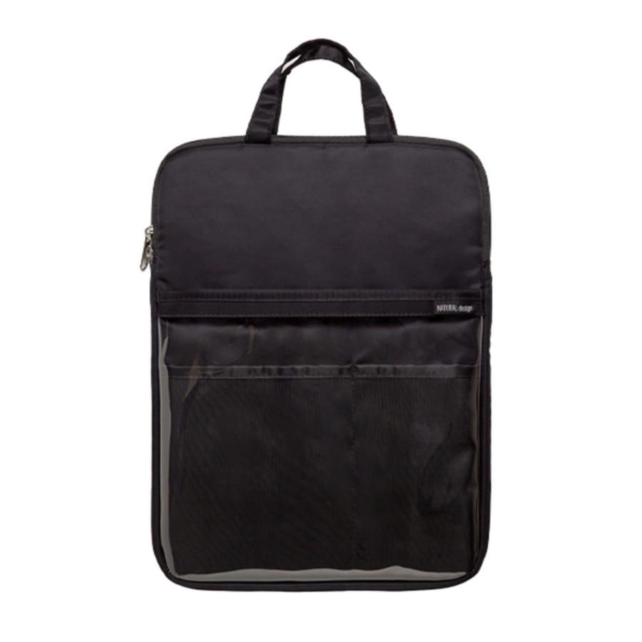 ☆ ブラック ☆ タブレットポーチ Clear Pocket かわいい タブレットケース 小学生 パソコンケース PCタブレットケース PCバッグ | 