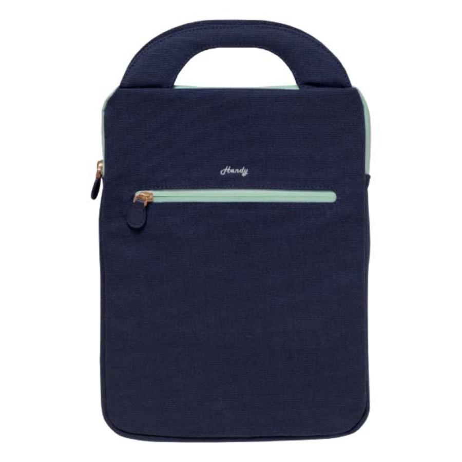 ☆ ネイビー ☆ タブレットポーチ Handy かわいい タブレットケース 小学生 パソコンケース PCバッグ PCタブレットケース タブレットポーチ | 