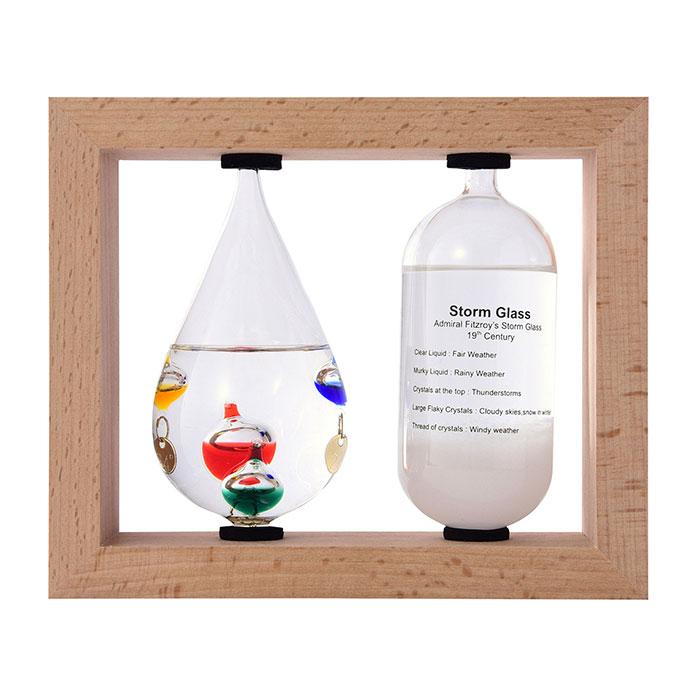 ☆ しずく 温度計＆ストームグラス 通販 気象計 天気予報 温度計 天気管 ガリレオ温度計 ガリレオ ガリレオサーモメーター 北欧 サイエン | ブランド登録なし | 05