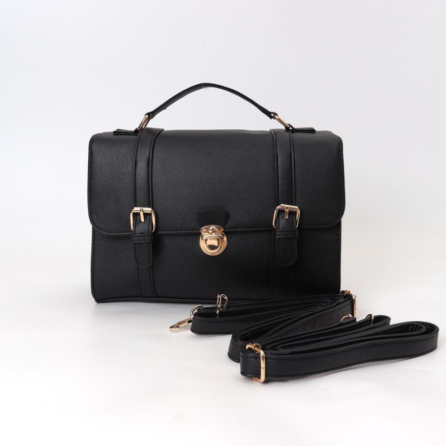 ☆ BLACK 差し込み金具3WAYサッチェル サッチェルバッグ 3way Sunny