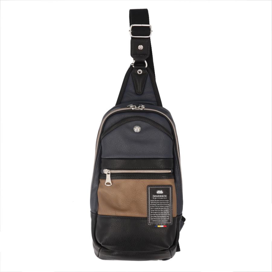 ☆ ネイビー MADDEN EQUIPMENT ボディバッグ TMPI-02 小さめ メンズ