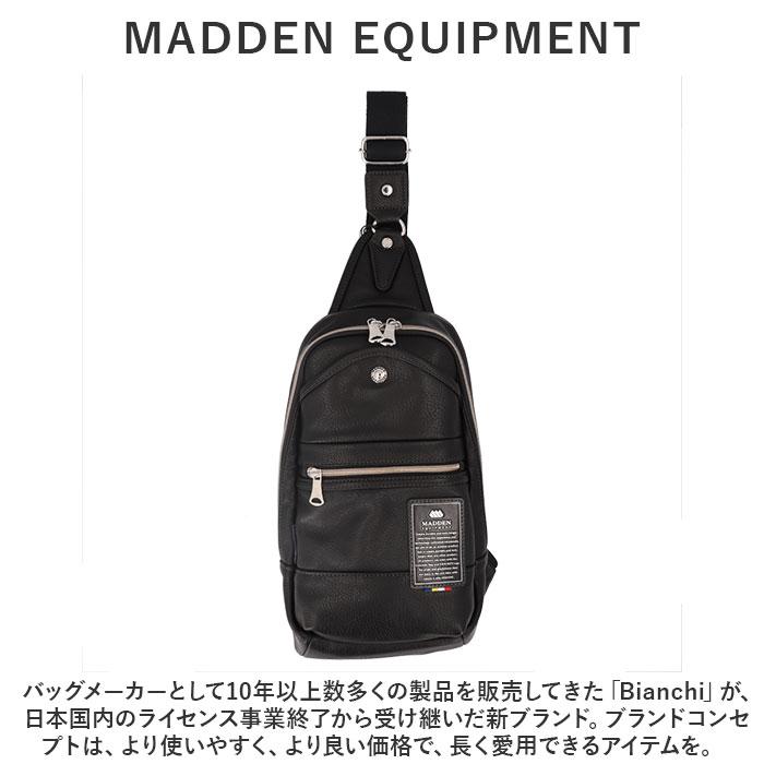 ☆ ネイビー MADDEN EQUIPMENT ボディバッグ TMPI-02 小さめ メンズ