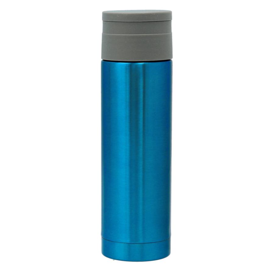 ☆ ブルー ステンレスボトル ミニ 通販 300ml ミニボトル 水筒 少量 保冷 保温 おしゃれ 大人 マグボトル マイボトル 軽量 飲み