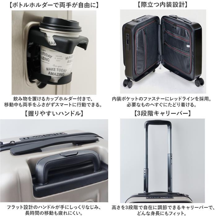 ☆ ゴールド BAGGEX バジェックス キャリーケース 24L スーツケース