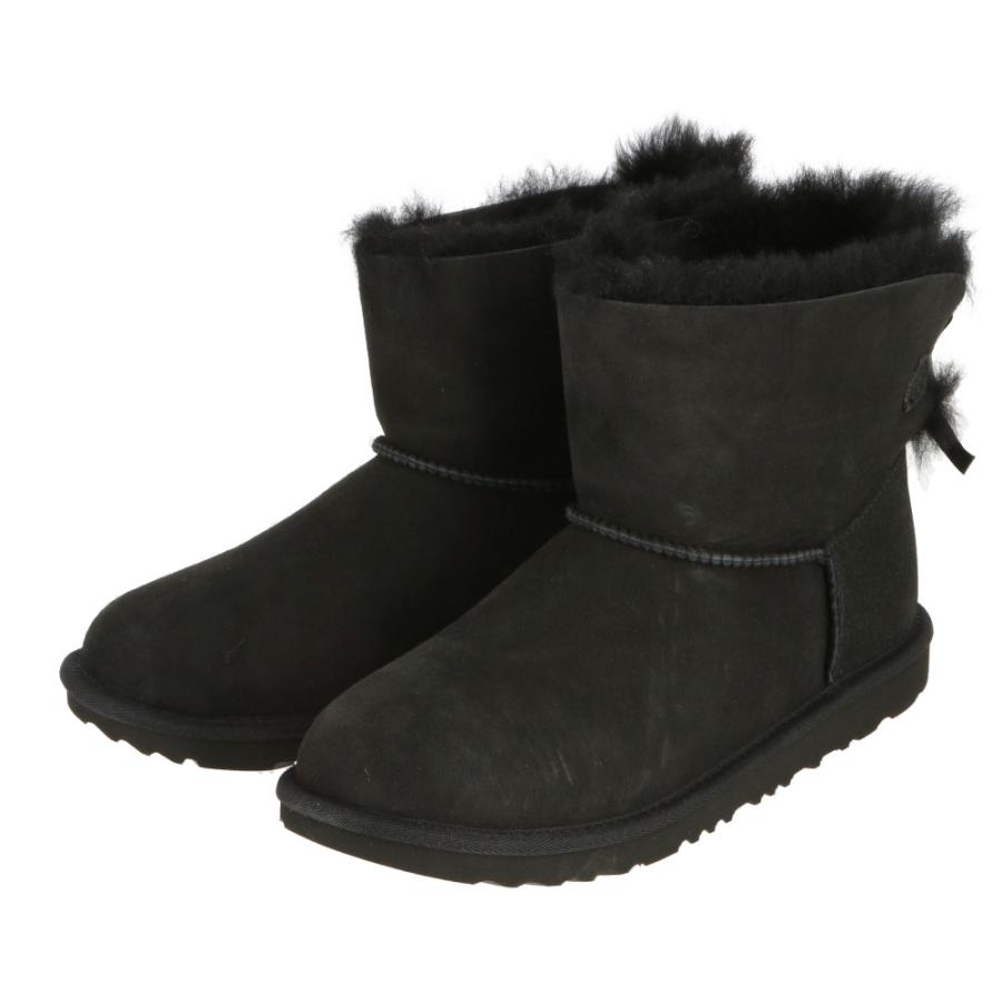 超美品UGG ラメリボンムートンブーツ 黒 ☆ Black US6 UGG アグ ブーツ 通販 レディース キッズ ムートンブーツ